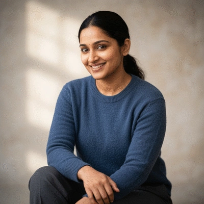 Person using a prayer app on a smartphone, soft focus background, indicating digital engagement